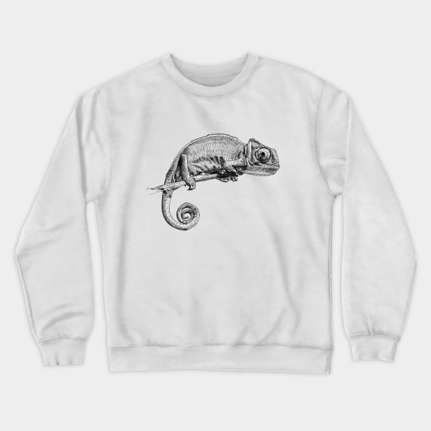 Chameleon Art Crewneck Sweatshirt by Fireside Press